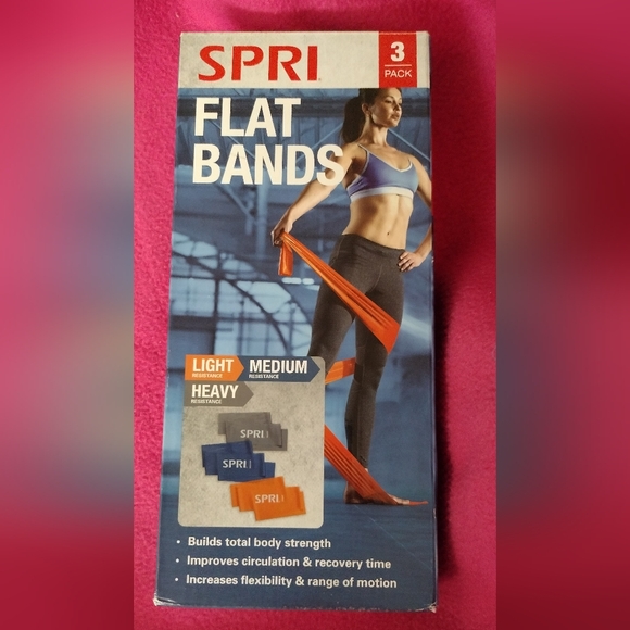 SPRI Flat Bands 3 Pack - Picture 1 of 3